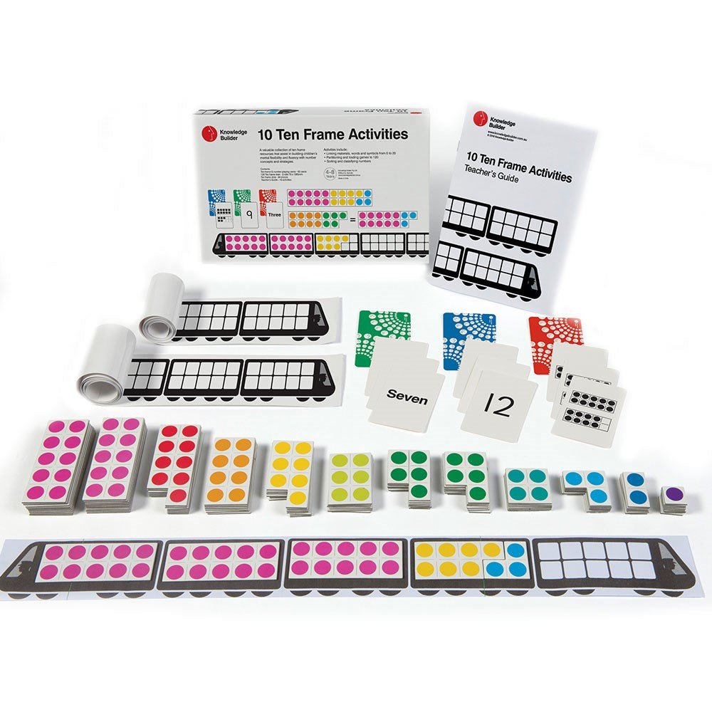 Ten Ten Frame Activities By Dr Paul Swan - ABC School Supplies