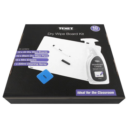 **Texet A4 Bumper Dry Wipe Board Kit - ABC School Supplies