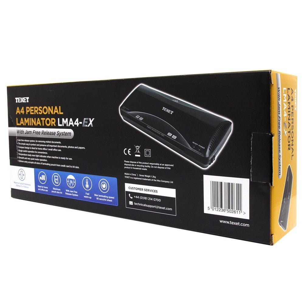 **Texet Executive A4 Laminator with Jam Release - ABC School Supplies