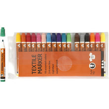 Textile Markers (18 pack) - ABC School Supplies