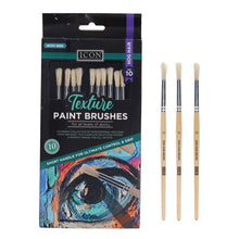Texture Paint Brushes - Hog Hair No 10 (Pack of 10) - ABC School Supplies
