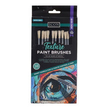Texture Paint Brushes - Hog Hair No 10 (Pack of 10) - ABC School Supplies