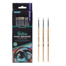 Texture Paint Brushes - Hog Hair No 4 (Pack of 10) - ABC School Supplies
