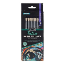 Texture Paint Brushes - Hog Hair No 8 (Pack of 10) - ABC School Supplies