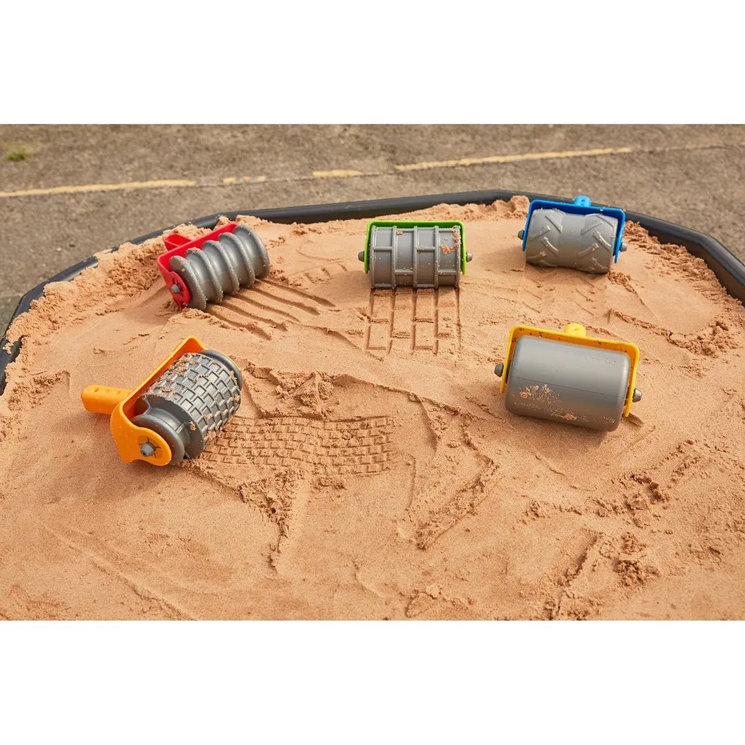 Textured Sand Rollers Pack of 5 - ABC School Supplies