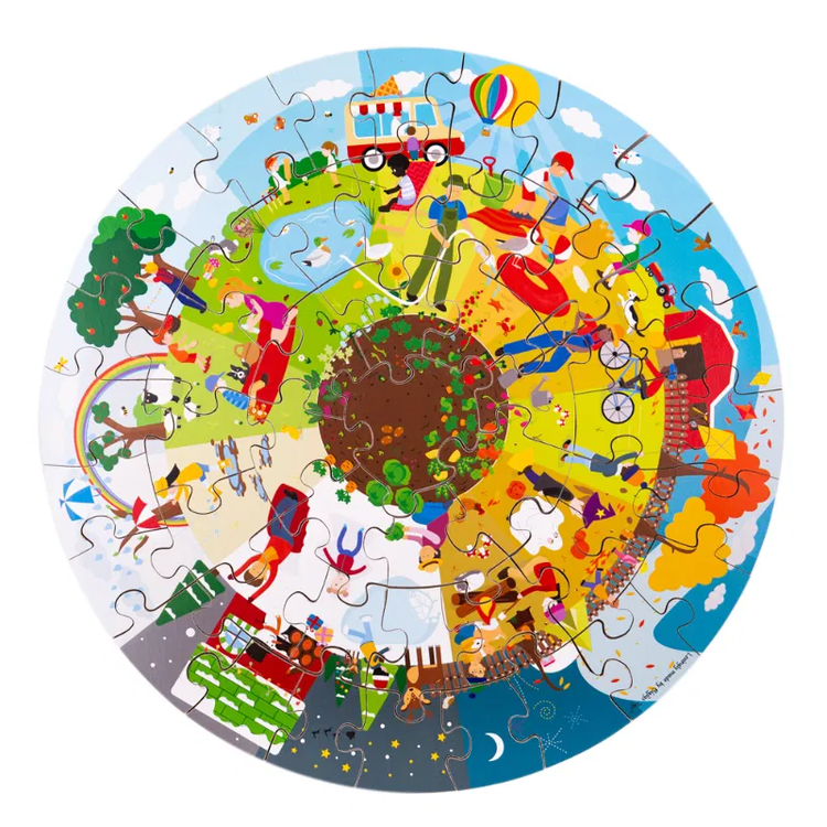 The Four Seasons Circular Floor Puzzle - ABC School Supplies
