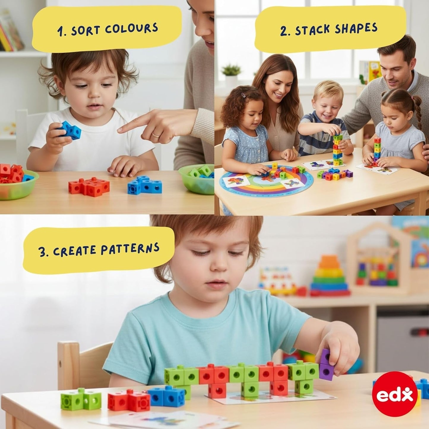 The Very Hungry Caterpillar My First Construction Cubes - ABC School Supplies