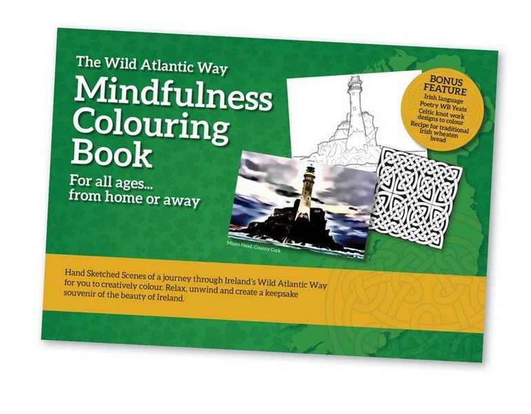 The Wild Atlantic Way Mindfulness Colouring Book - ABC School Supplies