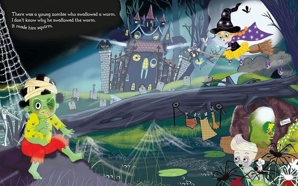 There Was a Young Zombie Who Swallowed a Worm - ABC School Supplies