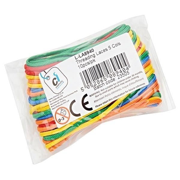 Threading Laces Pack of 10 - ABC School Supplies