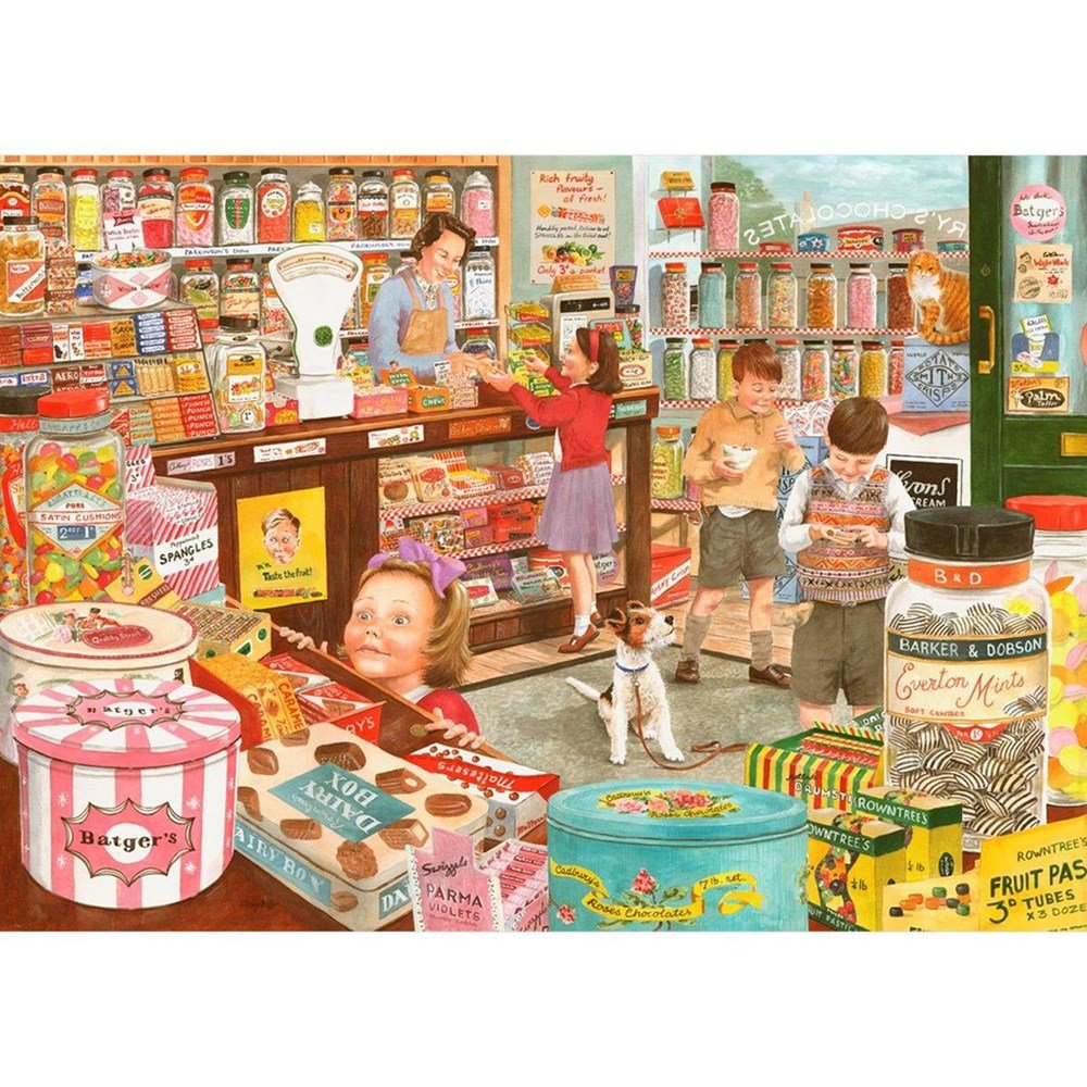 Thrupenny Bits - BIG 500 Piece Jigsaw Puzzle - ABC School Supplies