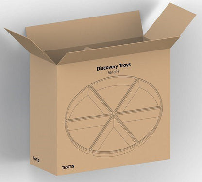 Tikkit Large Discovery Trays Pack of 6 - ABC School Supplies