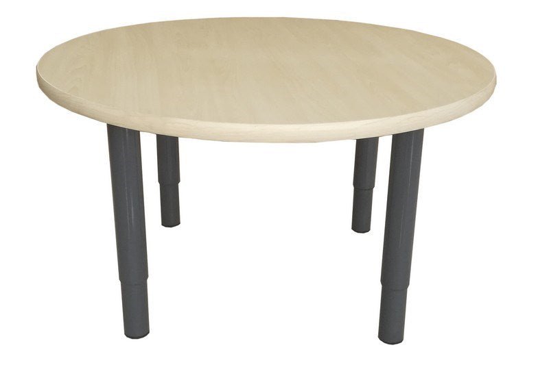 Tikktokk Sage Height Adjustable Table Birch: Round (80 X 80Cm) - ABC School Supplies