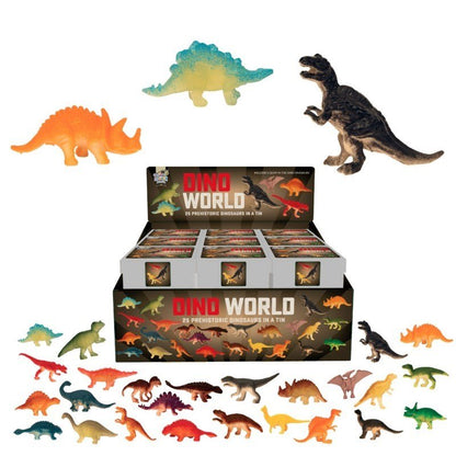 **Tin of 25 Dinosaurs - ABC School Supplies