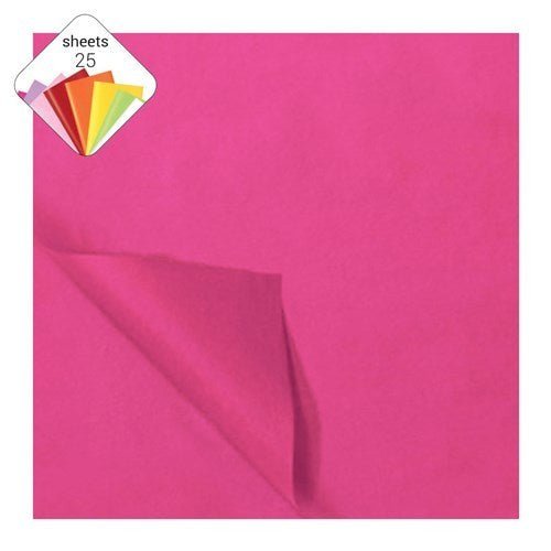 Tissue Paper (5 Sheets) - Pink - ABC School Supplies