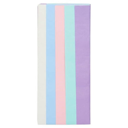 Tissue Paper Pastel Colours Assortment 10 Sheets - ABC School Supplies