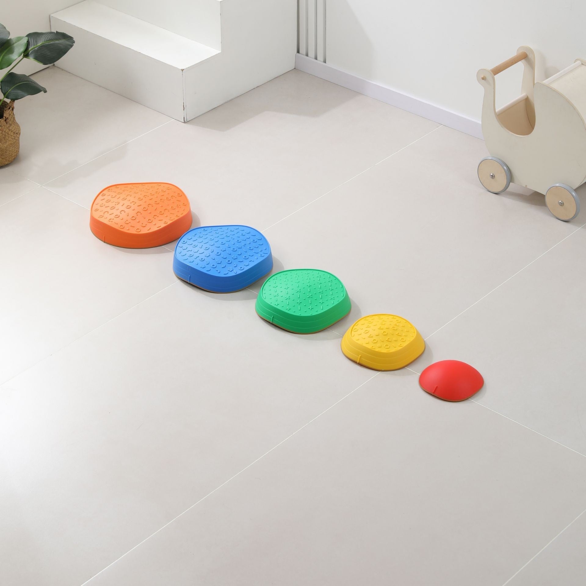 Toyfinity Sensory Stepping Stones 5 Piece Set - ABC School Supplies