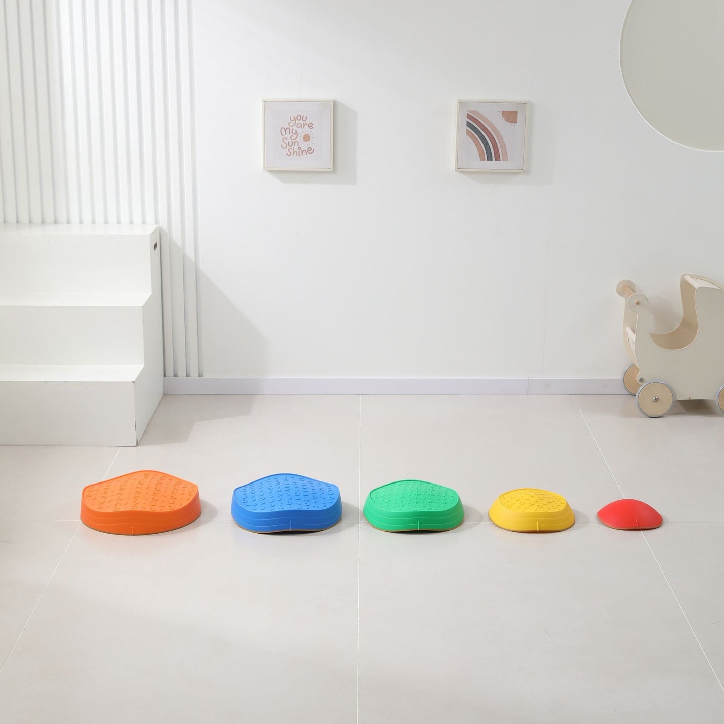 Toyfinity Sensory Stepping Stones 5 Piece Set - ABC School Supplies