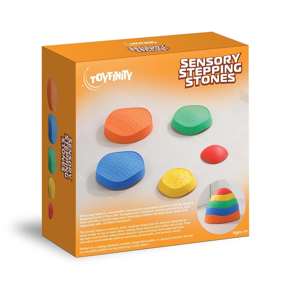 Toyfinity Sensory Stepping Stones 5 Piece Set - ABC School Supplies