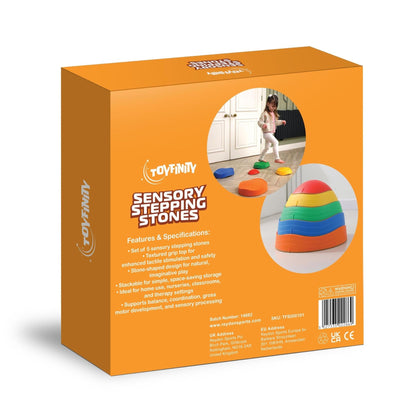 Toyfinity Sensory Stepping Stones 5 Piece Set - ABC School Supplies