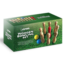 Toyfinity Wooden Bowling Set - ABC School Supplies