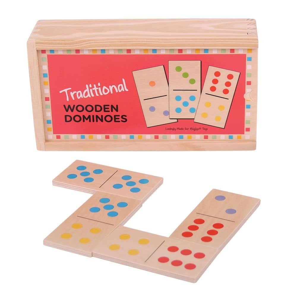 Traditional Wooden Dominoes - ABC School Supplies