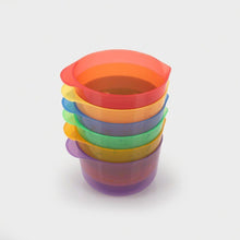 Translucent Colour Pouring Bowls - 6 Pack - ABC School Supplies