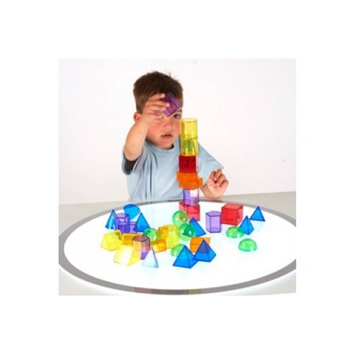 Translucent Geometric Shapes Set of 36 - ABC School Supplies