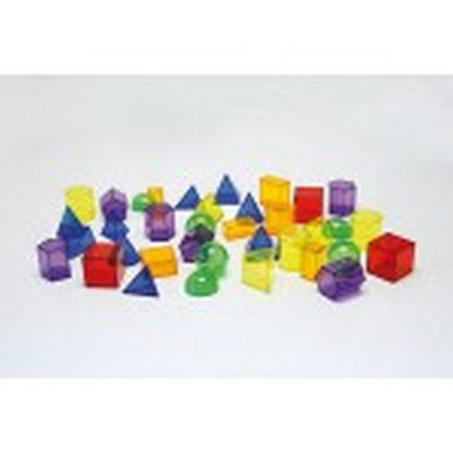 Translucent Geometric Shapes Set of 36 - ABC School Supplies