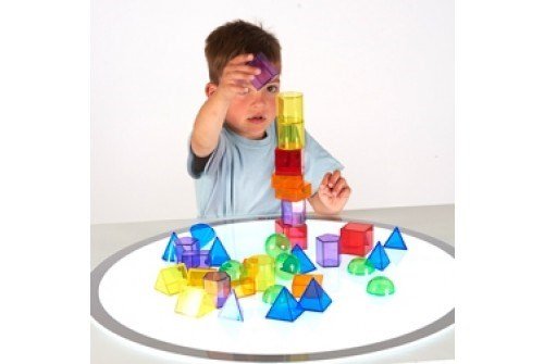 Translucent Geometric Shapes Set of 36 - ABC School Supplies