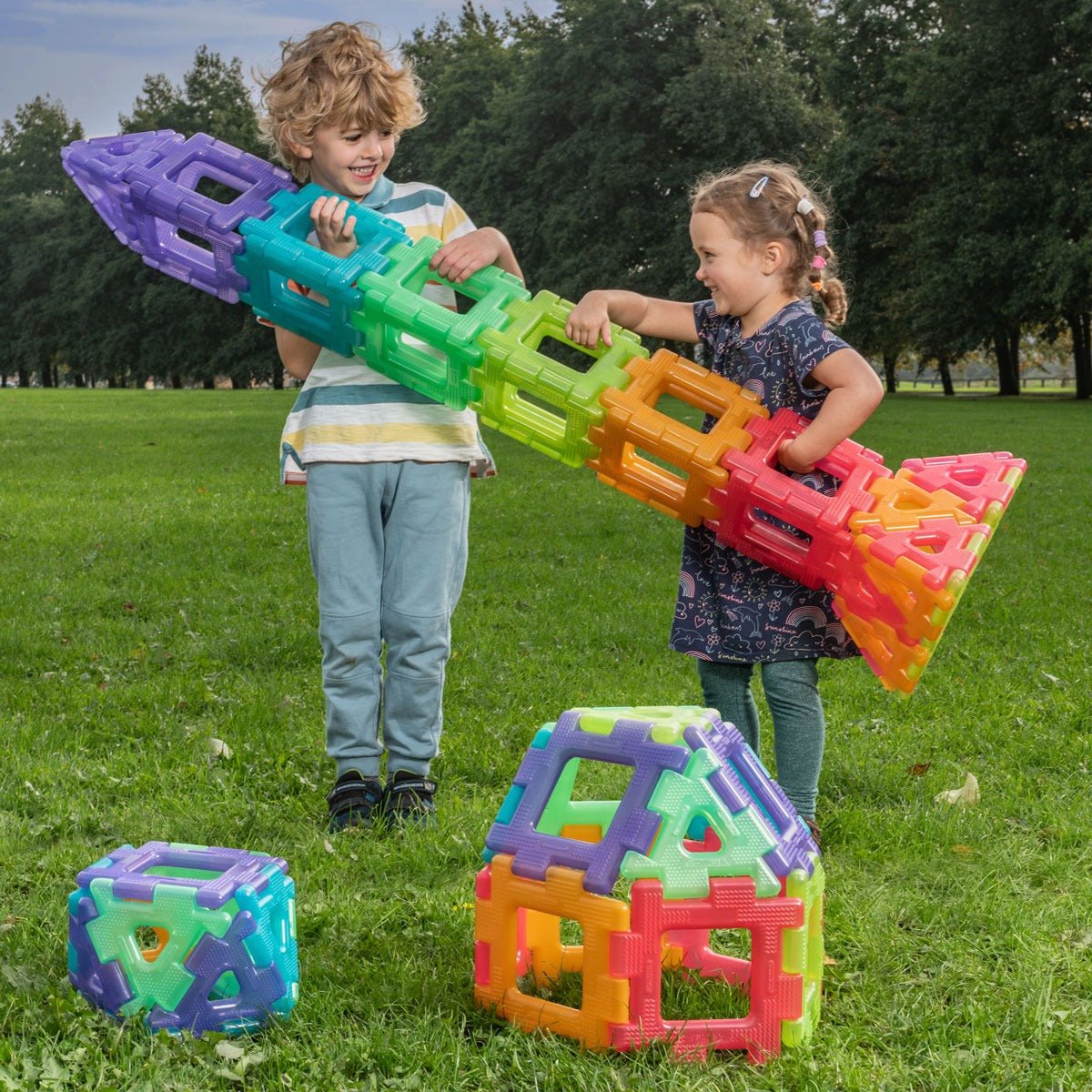 Translucent Giant Polydron Class Set - ABC School Supplies