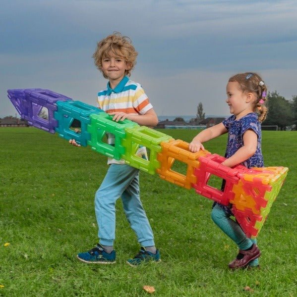 Translucent Giant Polydron Set - ABC School Supplies