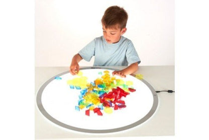 Translucent Hollow Pattern Blocks Pack of 180 - ABC School Supplies