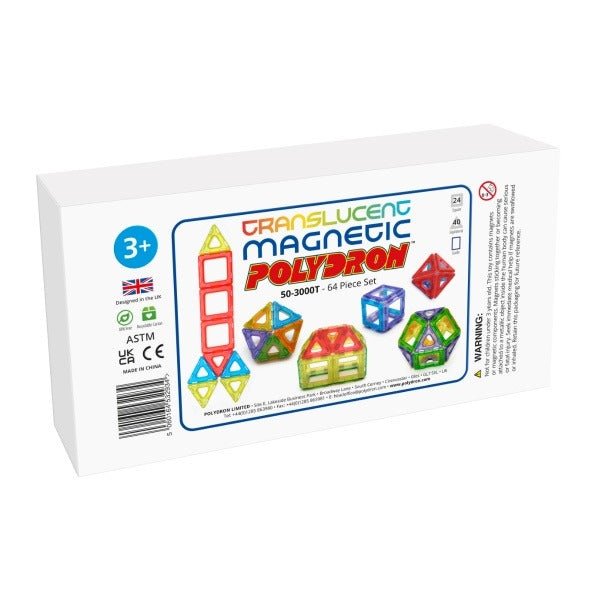Translucent Magnetic Polydron Set - ABC School Supplies