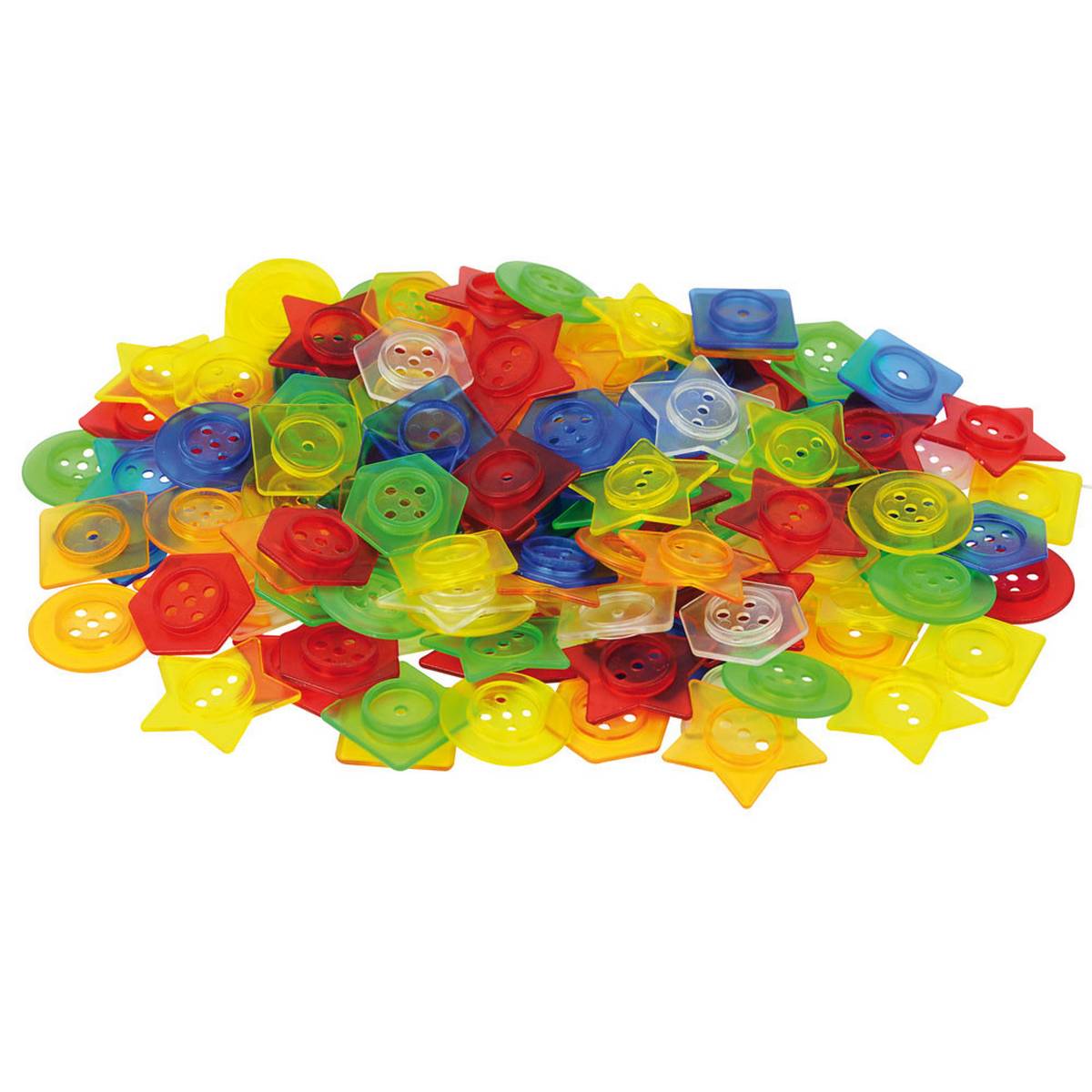 Translucent Stackable Buttons - ABC School Supplies