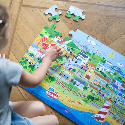 Transport Town Floor Puzzle - ABC School Supplies