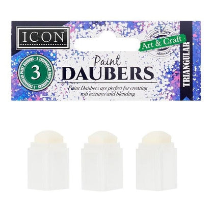 Triangular Paint Daubers Pack Of 3 - ABC School Supplies