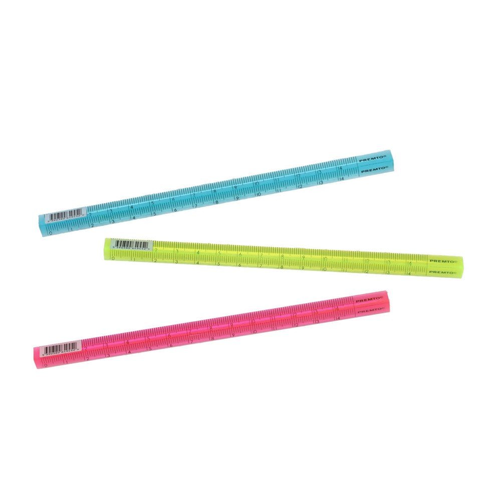 Triangular Ruler 15cm - ABC School Supplies