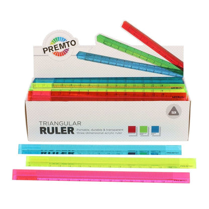 Triangular Ruler 15cm - ABC School Supplies