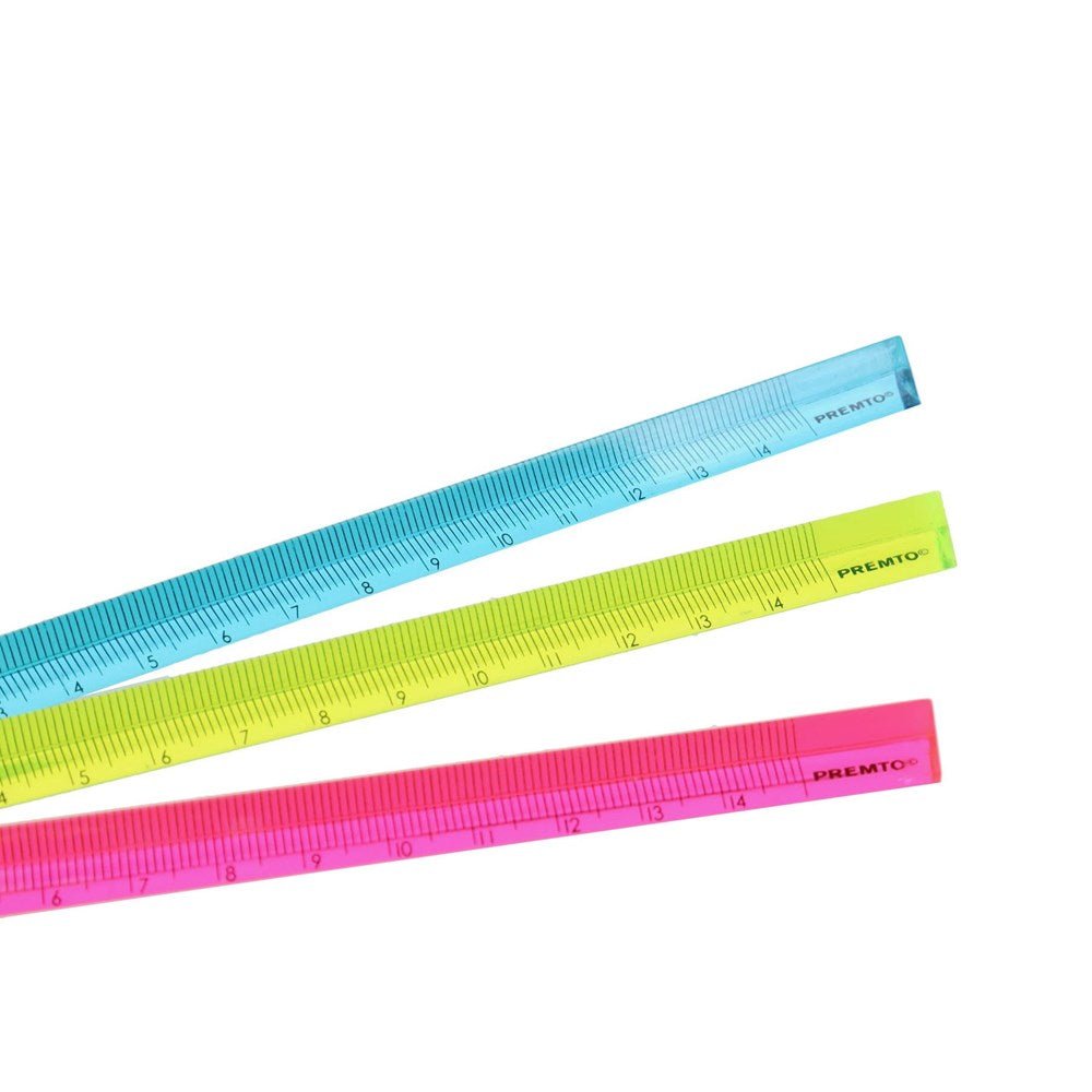 Triangular Ruler 15cm Value Pack of 60 - ABC School Supplies