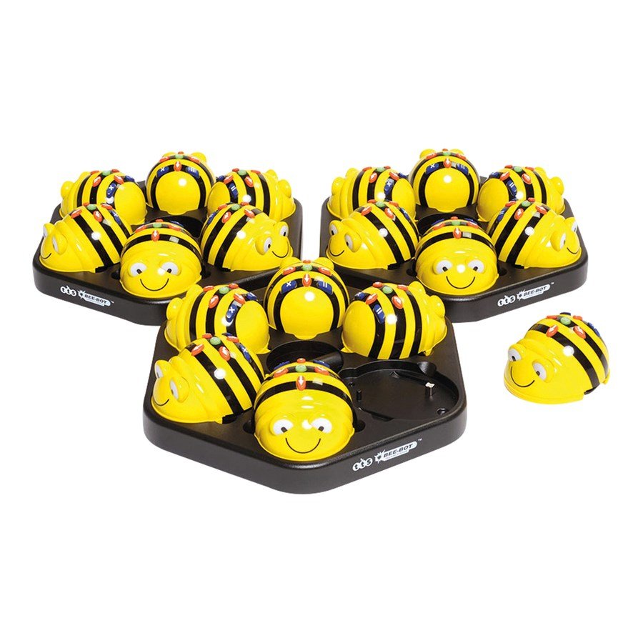 TTS Bee - Bot Programmable Floor Robots Pack of 18 - ABC School Supplies