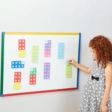TTS Coloured Magnetic Number Frames Set of 80 - ABC School Supplies
