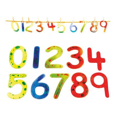 TTS Squidgy Sparkles Numbers Set 0 - 9 - ABC School Supplies