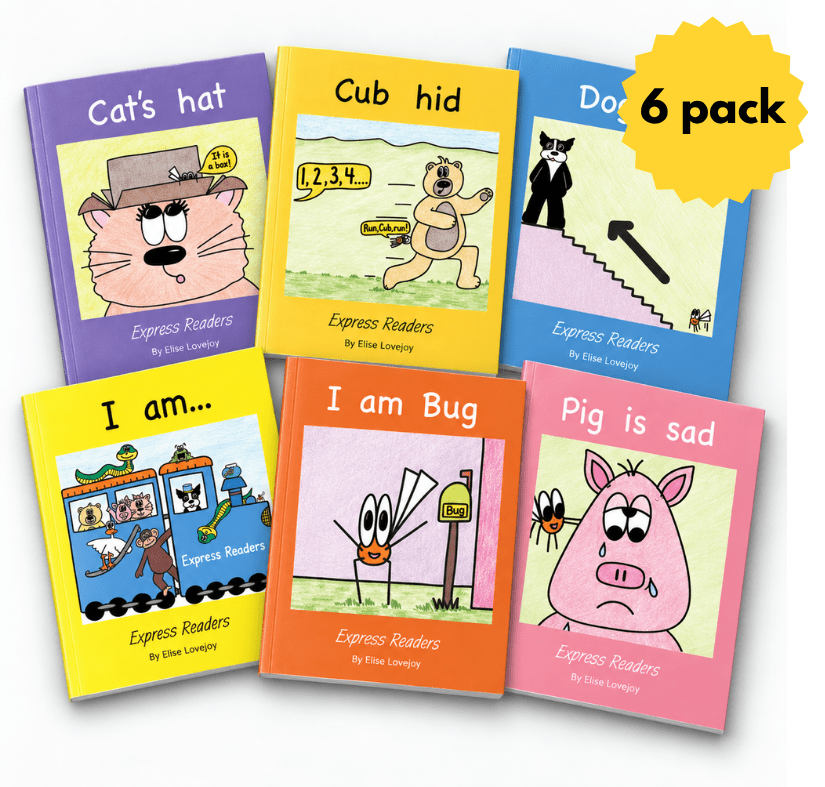 UFLI Express Decodable Readers - I Am Ready - 6 Pack (36 Books) - ABC School Supplies