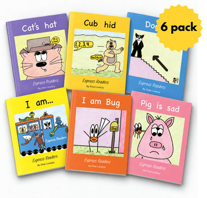 UFLI Express Decodable Readers - I Am Ready - 6 Pack (36 Books) - ABC School Supplies