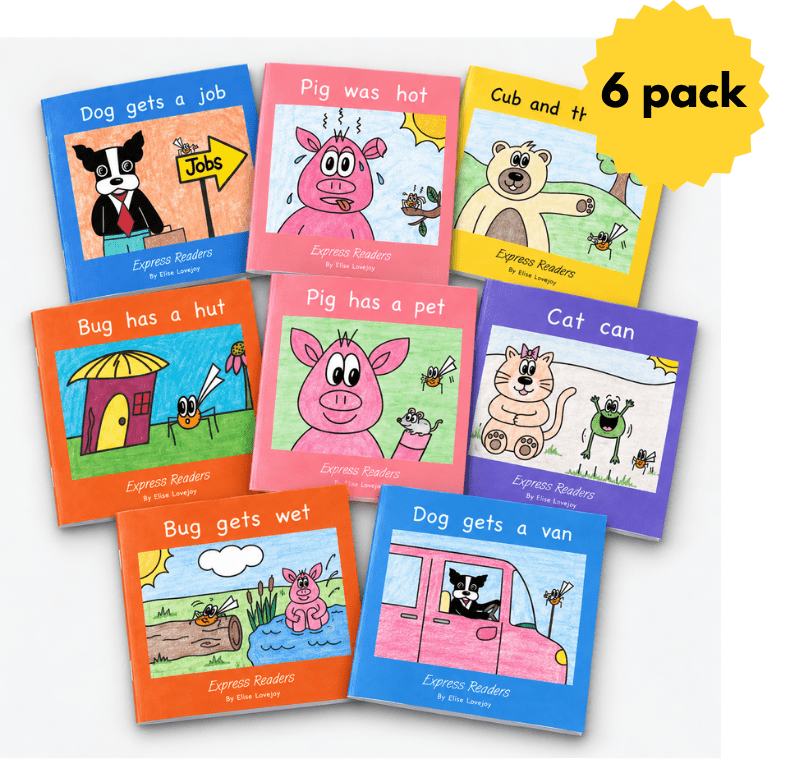 UFLI Express Decodable Readers Set 1 - 6 Pack (48 Books) - ABC School Supplies