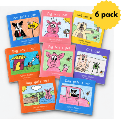 UFLI Express Decodable Readers Set 1 - 6 Pack (48 Books) - ABC School Supplies