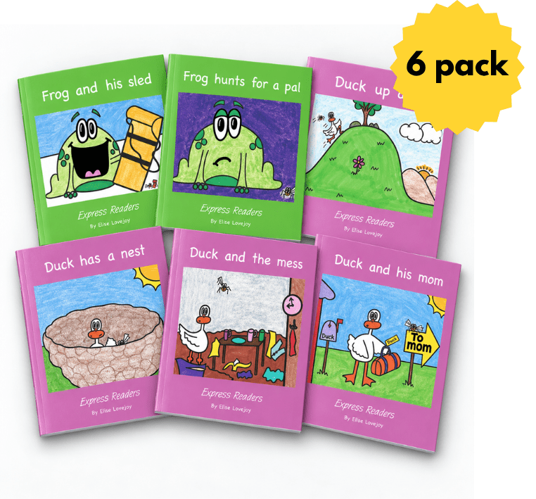 UFLI Express Decodable Readers Set 2 - 6 Pack (36 Books) - ABC School Supplies