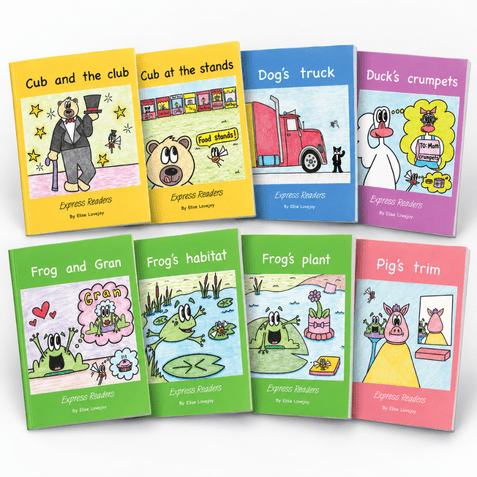 UFLI Express Decodable Readers Set 2 Supplemental Set (8 Titles) - ABC School Supplies