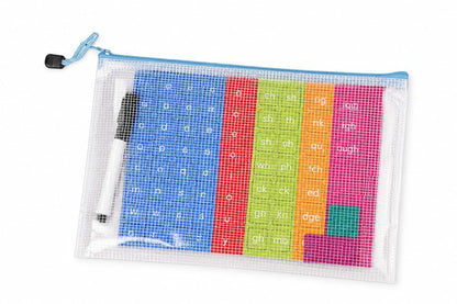 UFLI Magnetic Dry Erase Boards with Magnetic Letter Tiles 142pcs - 5 Student Pack - ABC School Supplies
